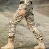 Altri Abbigliamento Pantaloni tattici Pantaloni militari Pantaloni cargo Ginocchiere SWAT Army Airsoft Abbigliamento mimetico Hunter Field Work Pantaloni da combattimento x0711