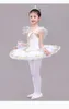 Scenkläder Barnens Balett Dansföreställning Kostym Little Swan Tutu Princess Pink Girl Professional