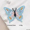 60Pcs Embroidered Patch Butterfly IRON SEW on Suit Leather Flash New Style Clothing Shoes and Hats Luggage276d