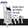 High Power Elight IPL 808nm Laser Nd Yag 3 In 1 Diode Laser Fast Hair Removal Machine Nd Yag Laser Tattoo Removal And Skin Rejuvenation