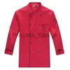 Altri Abbigliamento Primavera estate Ristorazione uniforme manica lunga da uomo giacca da cuoco cucina uniforme da lavoro hotel cameriere ristorante vestiti x0711