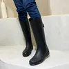 Stivali da pioggia Stivali da pioggia alti Moda donna Scarpe di gomma isolanti impermeabili Donna Galosce da lavoro da giardino Stivali alti alla coscia Zapatos Mujer 230711