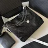 Saco de balde de cordão de designer Sacos de luxo femininos de grande capacidade Diamante Lattice Cadeia Bolsa de ombro sac poubelle bolsas de couro genuíno
