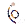 Ключевые кольца Sile Thenge Beads Baby Pacifier Chain Clip 2PCS/SET кормление детские мультипликации.