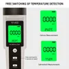 PH Meters 4 in 1 H2/PH/ORP/TEMP Meter LCD Backlight Digital Water Quality Monitor Tester PH Meter for Pools Drinking Water Aquariums 230710