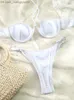 Женские купальники Miyouj Push Up Bikini Set Set Patch Work Workswear Женские купальники 2023 Сексуальные бикини -бикини микро -блюда бикини летнее пляжное костюм Z230712