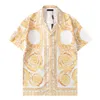 Hawaii Styles Designer Men Casual Shirts Summer Beach Shirts Floral Letter Print Fashion Short Sleeved Shirt