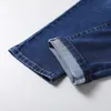 Herrjeans Bomull Jeansbyxor Märke Klassiska kläder Overall Raka byxor för män Svart Oversize Stor Storlek 35 40 42 44 230710