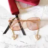 26% OFF High Quality New GG0721S Tassel Earrings Dark Glasses Ni Same Style Chain Pendant Box Sunglasses Suitable for Myopia