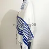 Sjaals Judaica Tallit Gebedssjaal met bijpassende gratis PVC-hoes met Bracha op nekband x0711