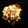 Strings 2M 3M 5M 10M 100 Led Copper Wire 3XAA Battery Operated Christmas Wedding Party Decoration String Fairy Lights