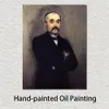 Schilderachtig landschapskunstportret van Georges Clemenceau Edouard Manet Kunstwerk op canvas handgemaakt modern slaapkamerdecor