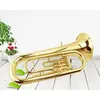 High quality Bb B flat triplet euphonium MAS-308 band instrument with hard case, mouthpiece, cloth and gloves