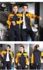 Others Apparel 2020Spring Autumn Reflective Work Clothing Set Men Women WearResistant Coveralls Auto Repair Factory Workshop Uniforms x0711