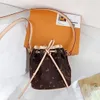 2023 New Small Bucket Bags Fashion Fashion Printed Shoulder Messenger Bag
