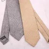 Fliegen Linbaiway Herren-Krawatten aus Polyester, für Bräutigam, einfarbig, für Hochzeit, formelles Kleid, schmaler Hals, Anzugzubehör