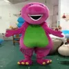 2019 Discount factory Barney Dinosaur Mascot Costumes Halloween Cartoon Adult Size Fancy Dress240L