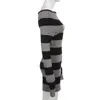 Sıradan Elbiseler Korobov Amerikan Tarzı Vintage Stripe Sweater Elbise Harajuku Street Giyim y2k Paket Kalça Etek Örgü Knitwears Vestido Feminino