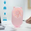 Electric Fans Summer 1pc Cute Portable Mini Fan Handheld USB Chargeable Desktop Fans Mode Adjustable Summer Cooler For Outdoor Travel Office