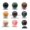 Stein 20mm Natürliche Runde Quarz Schmuck Perlen Ball Charms Kein Loch Heilung Rosa Kristall DIY Dekoration Drop Lieferung DHLQB