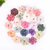 Decorative Flowers 10PCS 4.5CM Silk Daisy Head MINI Home Wedding Decoration DIY Scrapbook Fake Plant Christmas Wreath Headdress Artificial