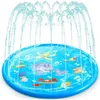 Sabbia Gioca Divertimento in acqua Estate Piscina per bambini 100cm Spray Pad Bambini Outdoor Prato Giocattoli Fontana 230711