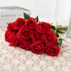 Decoratieve Bloemen Bloem Bruiloft Weg Kunstmatige Woondecoratie Bundel Pografie Rekwisieten Zijden Doek Rose Herfst Pompoen Picks