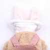 Abbigliamento per cani Tuta per gatti Felpa con cappuccio Cartoon Ear Design Pet Puppy Coat Jacket Winter Warm Outfit