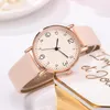 Нарученные часы роскошные деловые женские часы женщины кварцевые часы дамы смотрят модные кожаные наручные часы Montre Drop