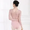 Koronkowa baletowa spódniczka tutu taniec trykot dla dorosłych różowa odzież gimnastyczna wróżka kostium sceniczny baleriny stroje304J