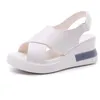 Open 7628 Sandals TOE Summer Women Fashion non slip Casual Woming Wedge Buckle Female femminile Sandalo Orthopedic Sandal Calza