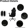 Chair Covers Gaming Seat Cover For Elastic Office Spandex Computer Slipcover Armchair Protector 230711