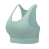 Completo da yoga Reggiseni sportivi da donna Reggiseno da palestra ad alto impatto Reggiseno da corsa Crop Canotte Ragazze Gilet fisso in lattice Quick Dry Active Wear Donna