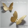 후크 레일 레일 황동 장식 후크 mtifunctional Butterfly Coat Creative Wall Storage Holder Home Decoration Organizer Drop Dhsj1