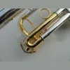 Tromba in ottone chiave C Sib Si bemolle tritono tromba strumento di alta qualità con custodia rigida, bocchino, panno e guanti