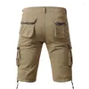 Men's Shorts Summer Cotton Military Tactical Hiking Loose Mens Fashion Casual Brand Short Men Patch Pockets Cargo