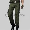 Altri Abbigliamento Pantaloni cargo Tuta Uomo Abbigliamento militare da uomo Pantaloni tattici Abbigliamento da lavoro militare Molti pantaloni dritti stile esercito da combattimento tascabili x0711