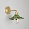 Lampade da parete Nordic Modern Glass Lamp Specchio da bagno accanto a American Light Sconce (con sorgente)