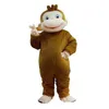 롤러 원숭이 호기심 George Monkey Costumes 마스코트 의상 Holloween 마스코트 S 만화 의상 328p