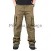 Другие одежды мужские грузовые штаны Случайные мульти -карманы военные тактические штаны Мужчины верхняя одежда работают прямые брюки Длинные брюки для мужчин одежды x0711