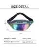 Waist Bags Holographic Fanny Pack Hologram Bag Laser PU Beach Travel Banana Hip Bum Zip Women Belt for Girls 230711