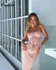 Abito a due pezzi Tawnie Summer Lace See Through Dress Sets Donna senza spalline Backless Crop Top Maxi gonna Set coordinati Abiti da spiaggia 230711