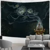 Tapeçarias pintadas à mão com figuras de flores e pássaros, tapeçaria para pendurar na parede, pintura a tinta, pano de fundo para casa, decoração R230710