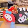 INS Kawaii Silicon Wallet Keychain Jewelry Schoolbag Backpack Ornament Hanger Kids Toy Gifts About 13cm