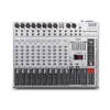 DJ Mixer G-MARK GMX1200 12 kanaals Professionele USB Audio Mixing console Muziek Studio 8 mono 4 stereo 7 merk EQ 16 Effect Podcast Streaming Audio Interface