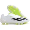 أرسل حقيبة كرة القدم أحذية رجال X Speedportal FG Soccer Cleats الطلاء الوحيدة متماسكة الأحذية Scarpe Calcio Treasable Outdoor World Cup Speedporta Crazyfast Crazylight