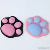 Almofadas de mouse de pulso em forma de pata de gato fofas Almofadas de apoio de pulso Almofadas de apoio de pulso macias e confortáveis para computador de escritório Mouse Pads R230711