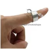 Fabric And Sewing Metal Yarn Guide Knitting Thimble Stainless Steel Finger Ring For Crafts Accessories Tool Xbjk2301 Drop Delivery H Dhedn