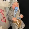 Lalki 20 Cal realistyczne Bebe Reborn Levi śpiące wykończone 3D malowane skóry urodzona figurka zabawkowa dla dziewczyn niespodzianka prezent urodzinowy lol 230710