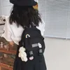 Torby szkolne mały plecak kobiety śliczne wielofunkcyjne podwójne zastosowanie dla nastoletnich dziewcząt Student Kawaii Mini plecaki podróżne Ruckpack 230710